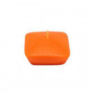 2.25 in. Orange Square Floating Candles (12-Box)