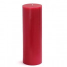 3 in. x 9 in. Red Pillar Candles Bulk (12-Case)
