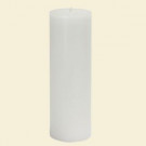 3 in. x 9 in. White Hand-poured Pillar Candles Bulk (Case of 12)