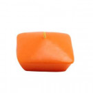 3 in. Orange Square Floating Candles (6-Box)