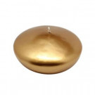4 in. Metallic Bronze Gold Floating Candles (3-Box)