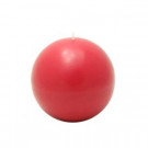 4 in. Red Ball Candles (2-Box)
